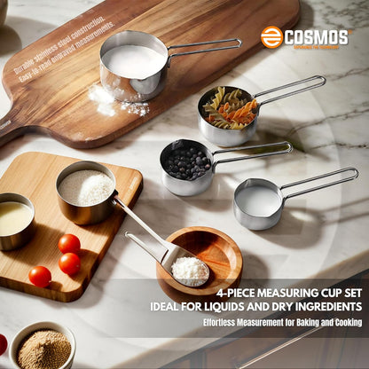 E-COSMOS Measuring Spoon and Cup Set, 8-Pieces