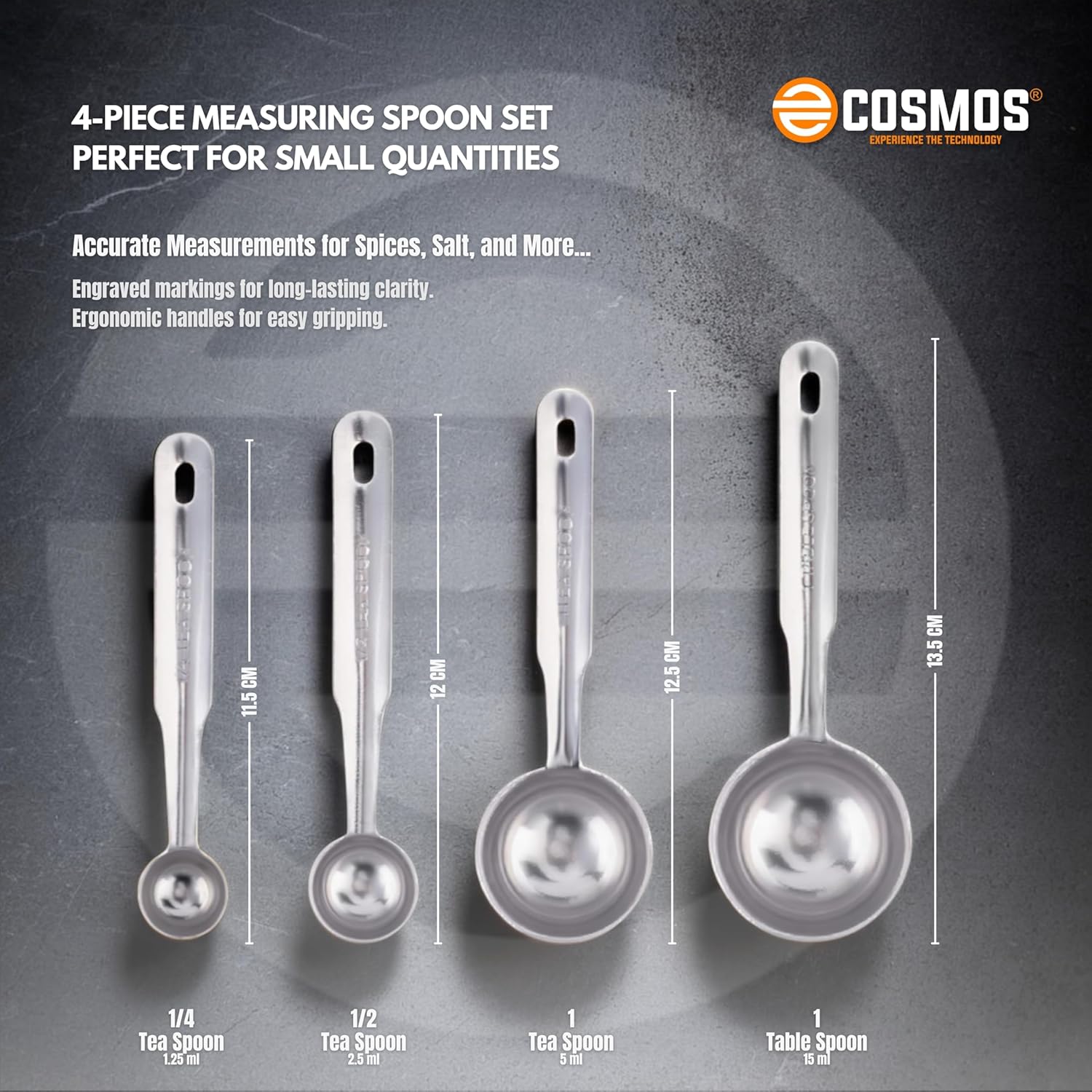 4 Measuring Spoons