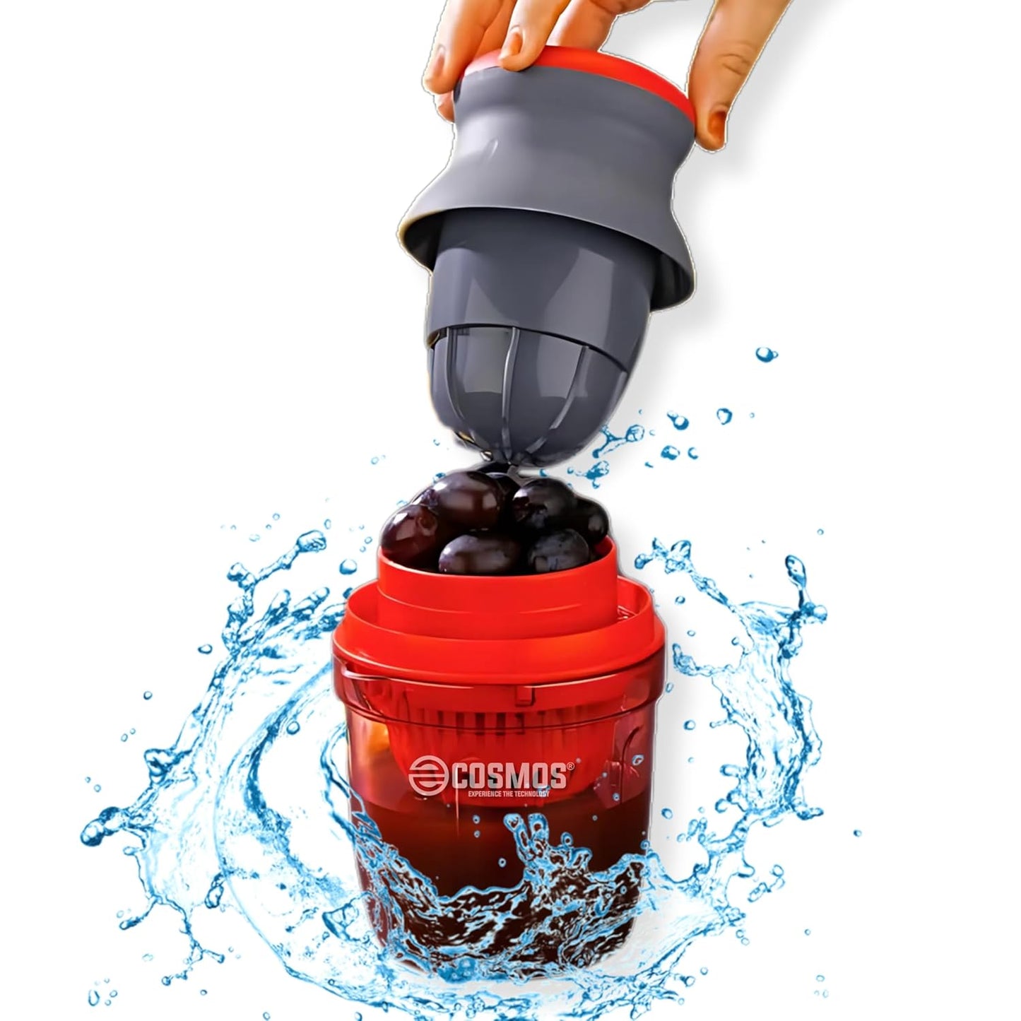 E-COSMOS Hand Press Juicer Machine | Lemon Squeezer | Reduce Effort Needed