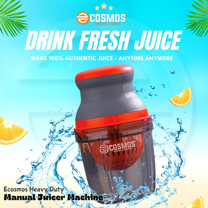 E-COSMOS Hand Press Juicer Machine | Lemon Squeezer | Reduce Effort Needed